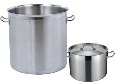 12 Litre / 113 Litre Catering Buffet Equipment , Stainless Steel Stockpot With Double Lid
