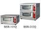 Electric Or Gas Commercial Baking Ovens , 1 Deck / 2 Decks Commercial Pizza Ovens