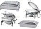 Catering Buffet Equipment Drop - In Induction Chafing Dish With Glass Or Solid Lid