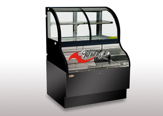 ETL स्वीकृत कॉफी शॉप ओपन डिस्प्ले के मामले R290 या R404A बॉटम ओपन टॉप क्लोज्ड हैं