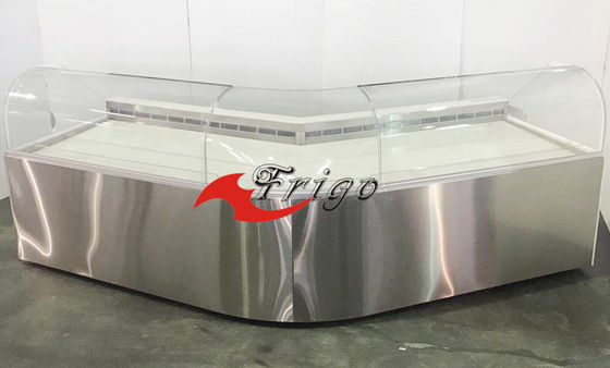 - 2 से 6 डिग्री ओपन डिस्प्ले केसेस, कोल्ड डेली शोकेस यूनिक डिज़ाइन